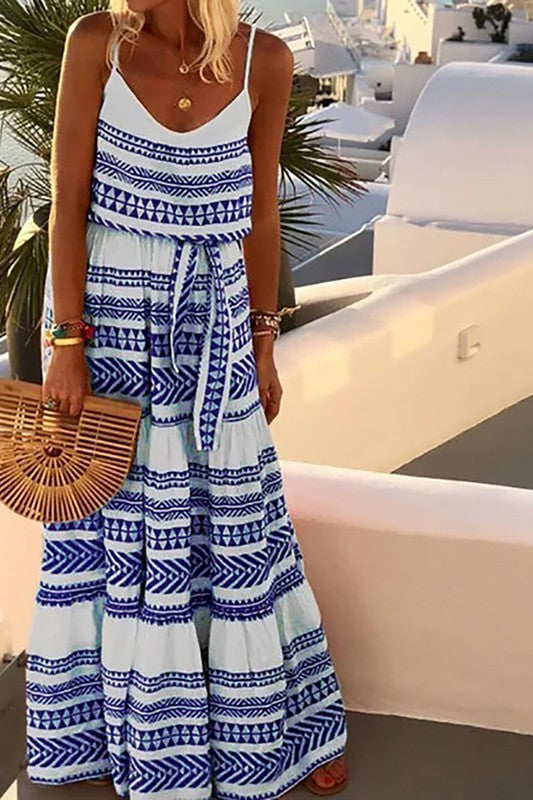 Belted Maxi Dress