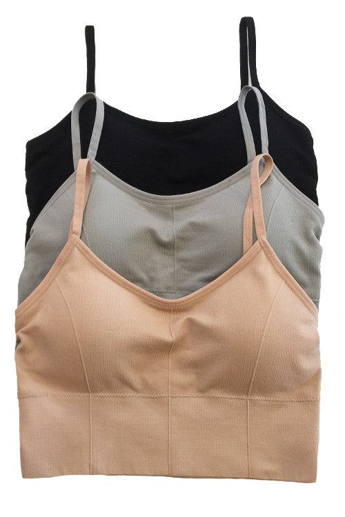 Ribbed Longline Bralette