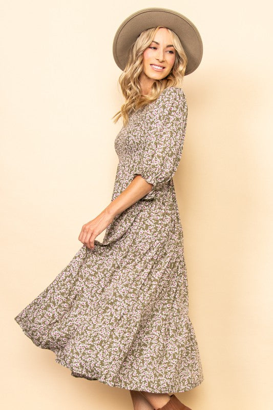 Vintage Midi Dress