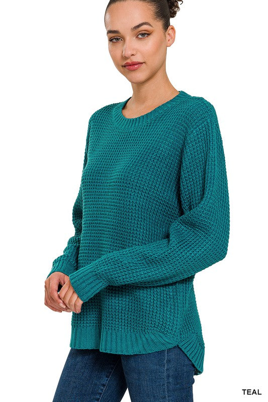 Waffle Sweater