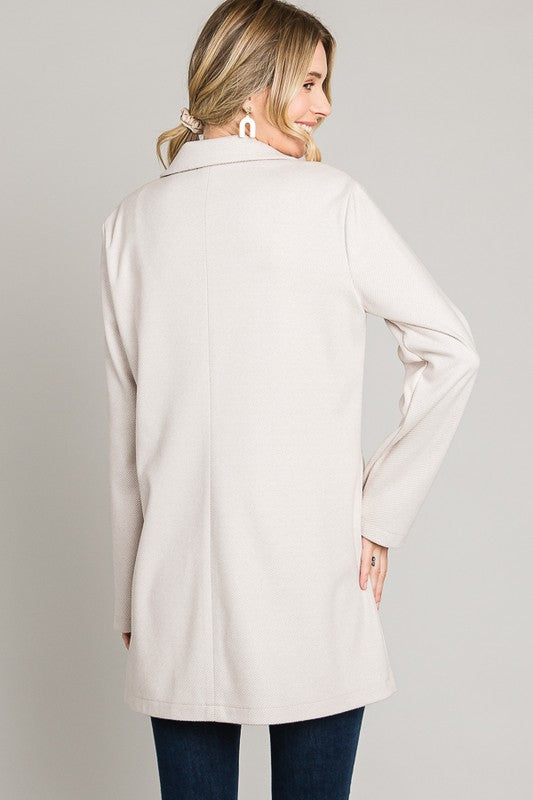 Twill Oversized Coat