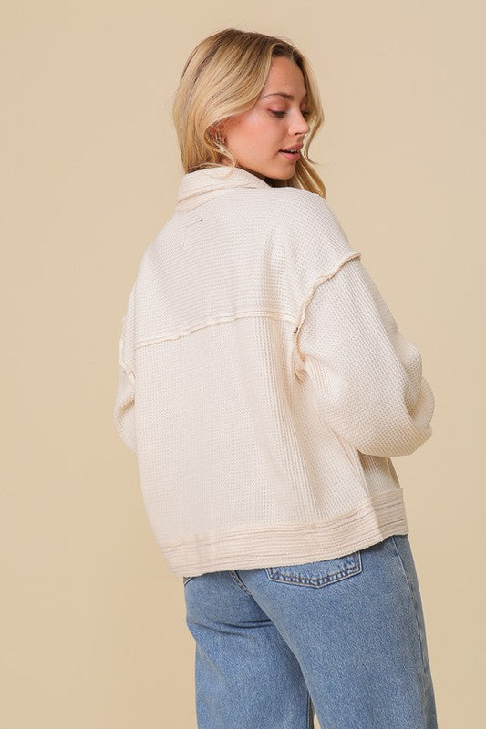 Long Sleeve Waffle