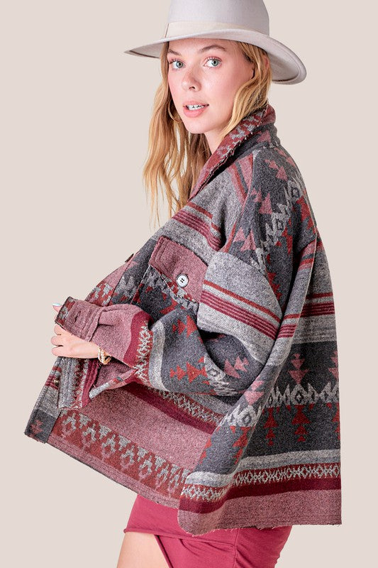 Boho Aztec Jacket