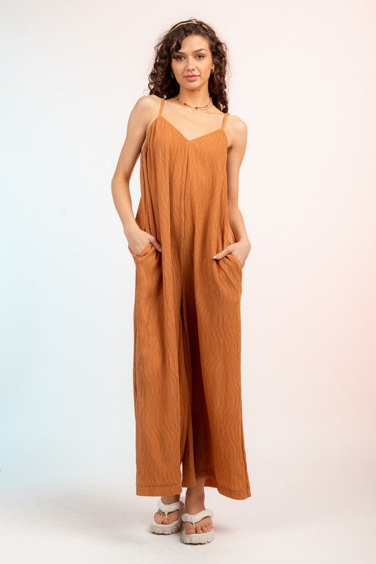 Pleated Jumpsuit