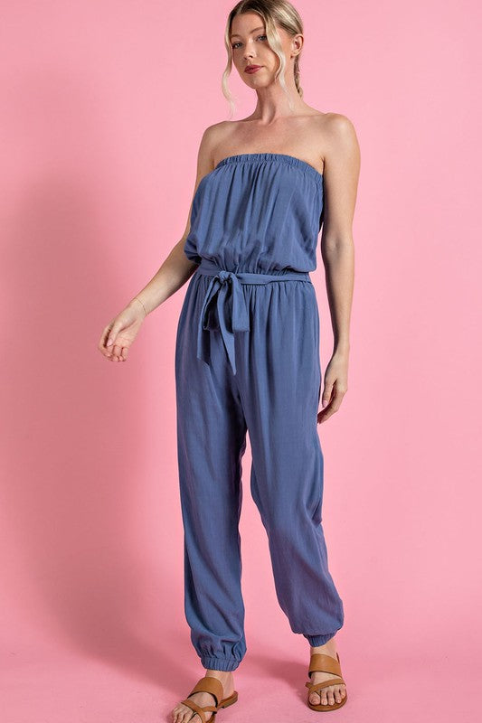 Tie Waist Jumpsuit