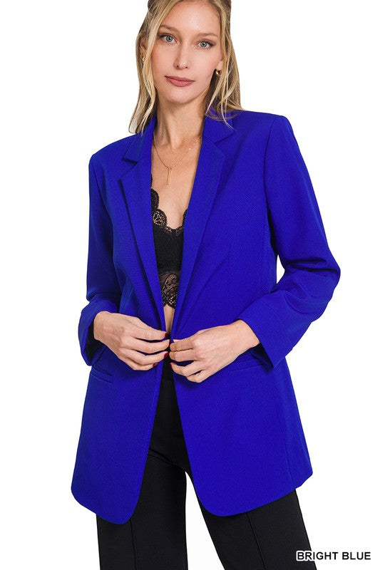 Open Front Blazer
