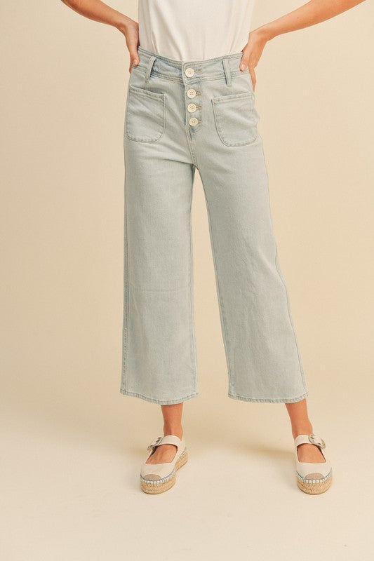 Washed Cotton Pants