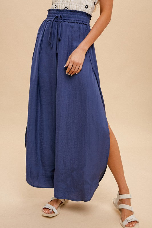 Hammered Satin Pants