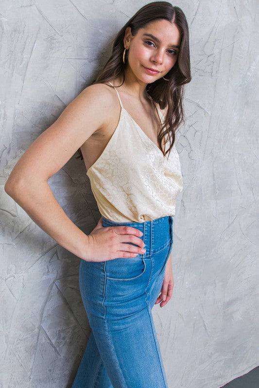 Jacquard Satin Cami