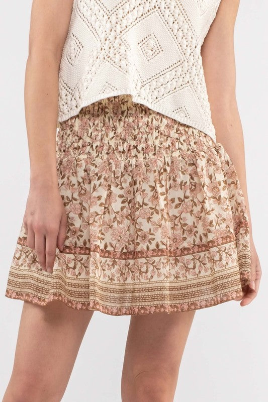Floral Mini Skort