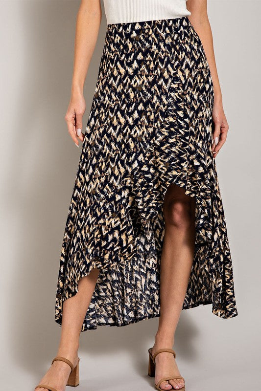 Slit Midi Skirt