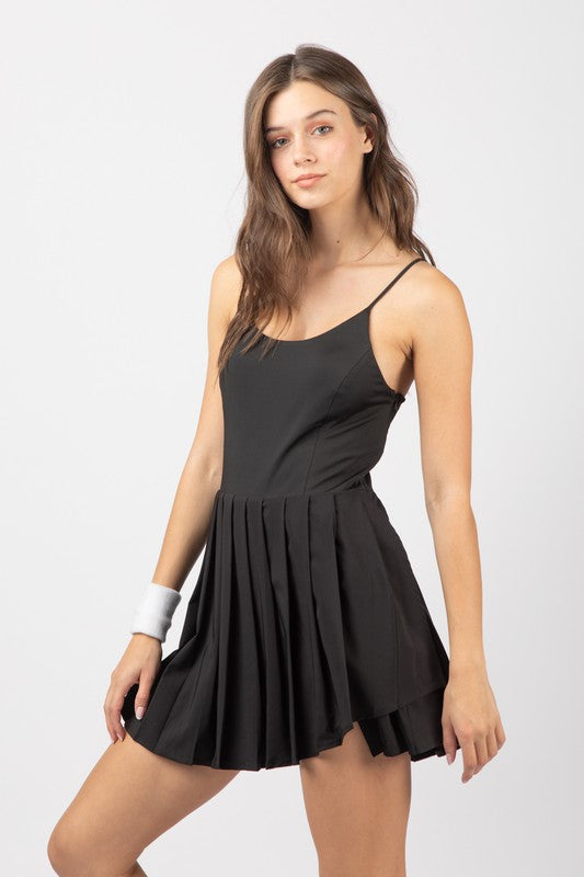 Pleated Cami Dress