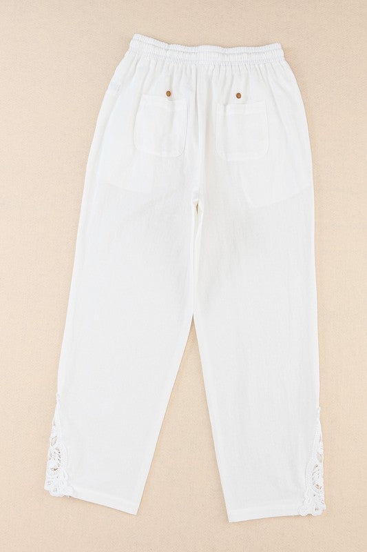Lace Cotton Pants