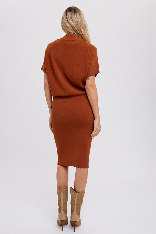 Slouch Neck Dress