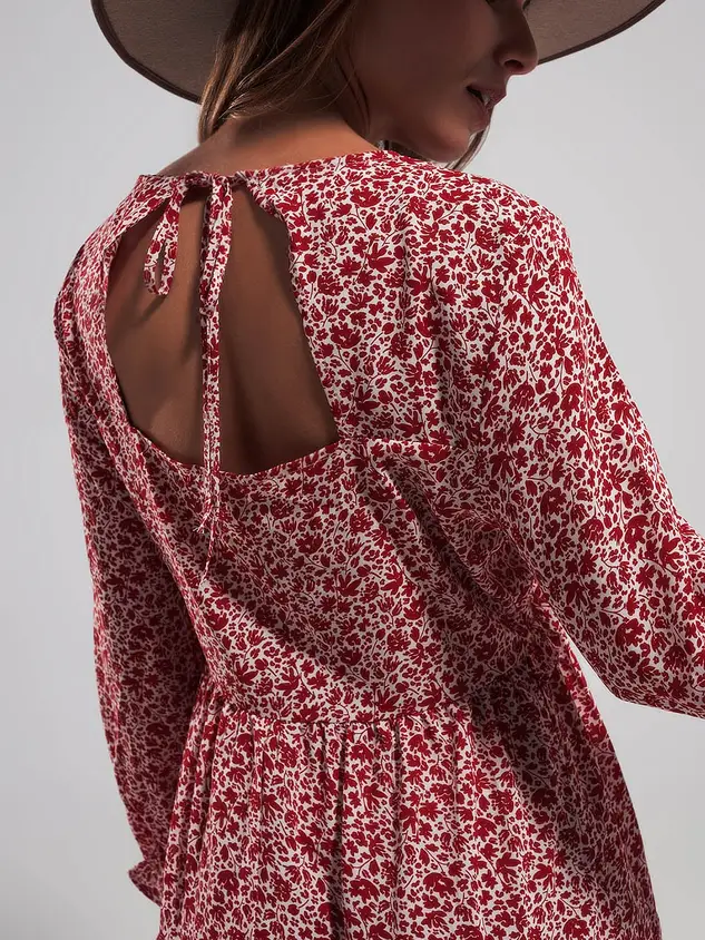 Open Back Tea Dress