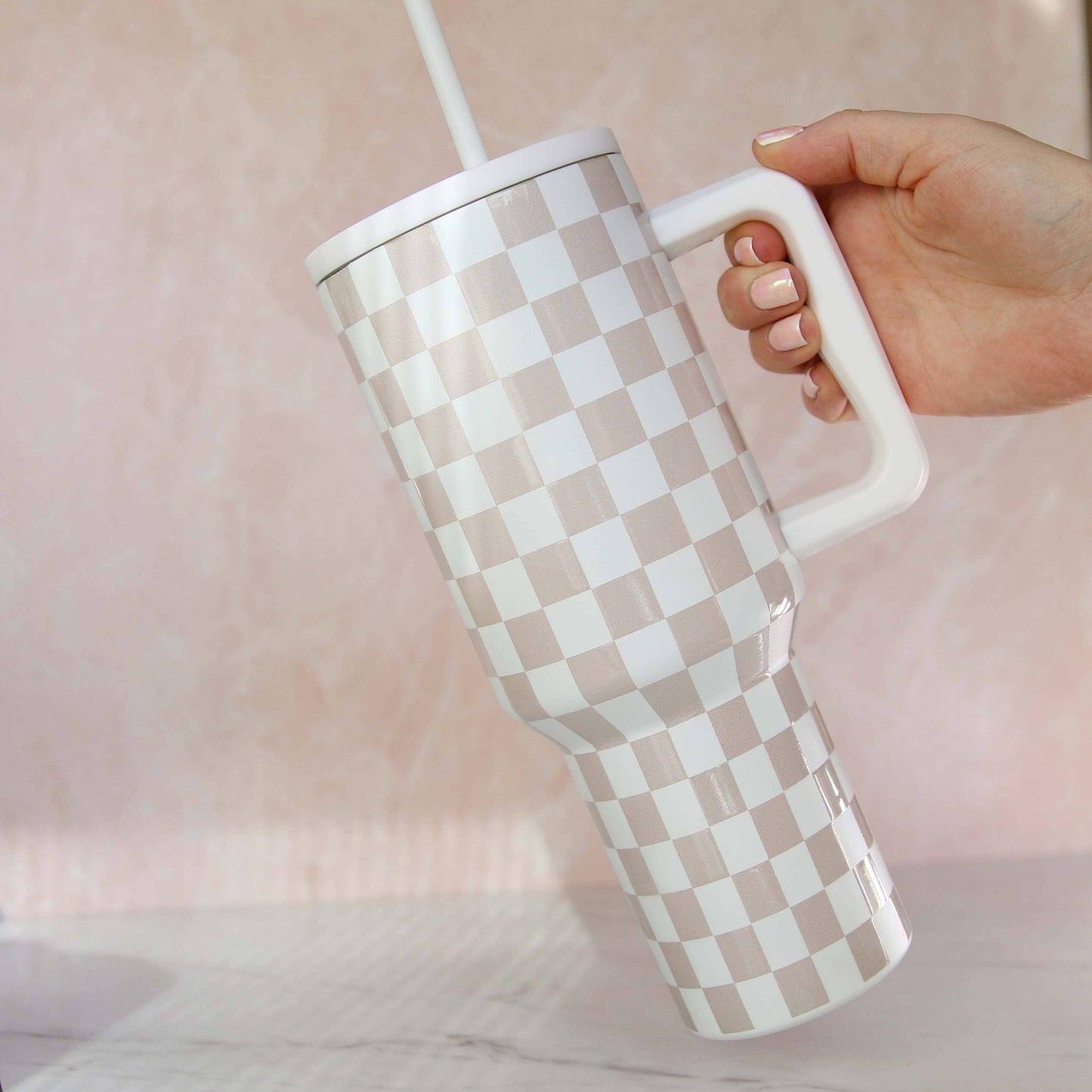 Checkered Tumbler