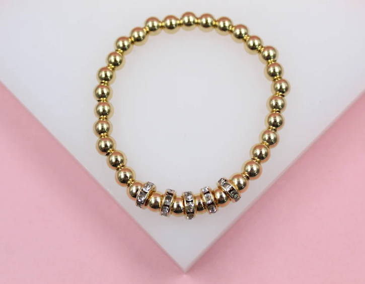 Elastic Beaded Bracelet