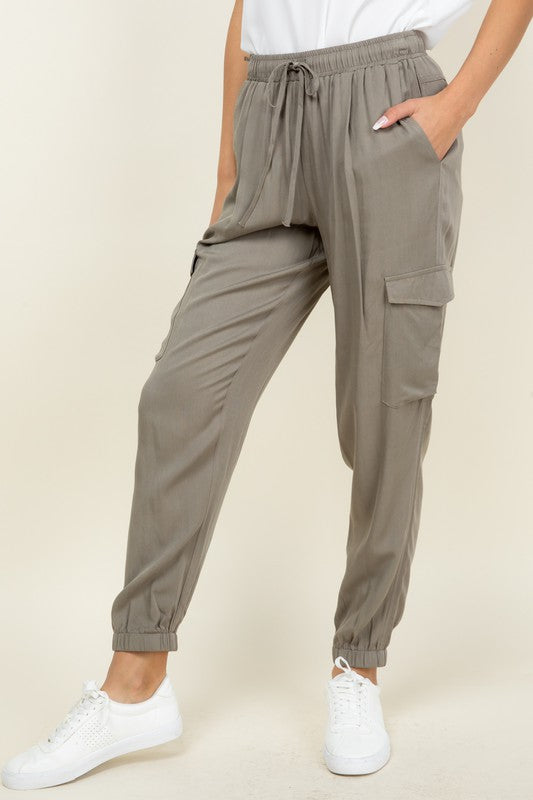 Elastic Jogger Pants