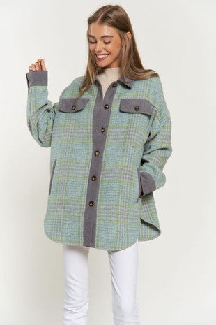 Plaid Corduroy Jacket