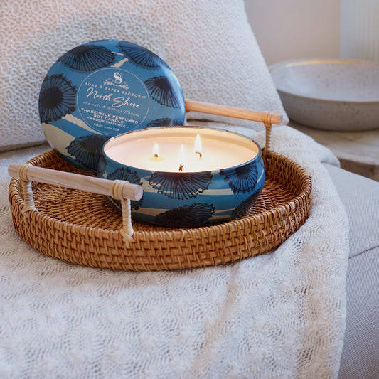 North Shore Three Wick Candle