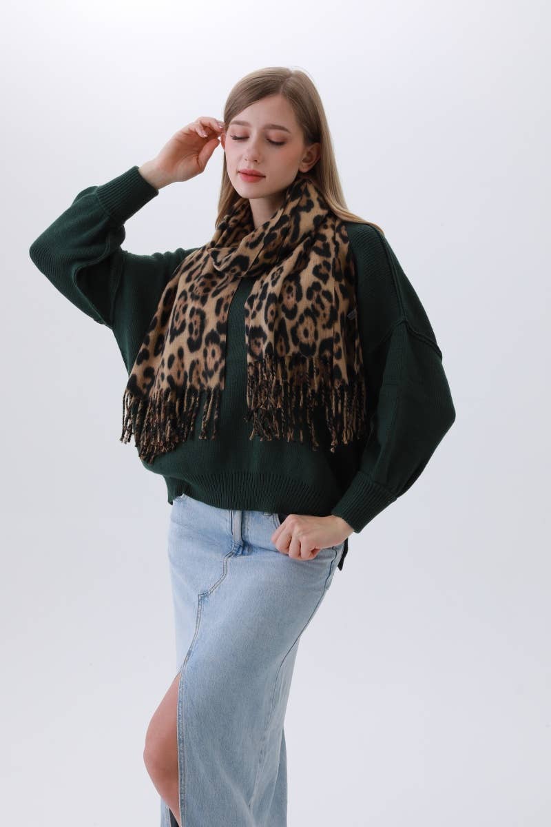 Iconic Leopard Scarf