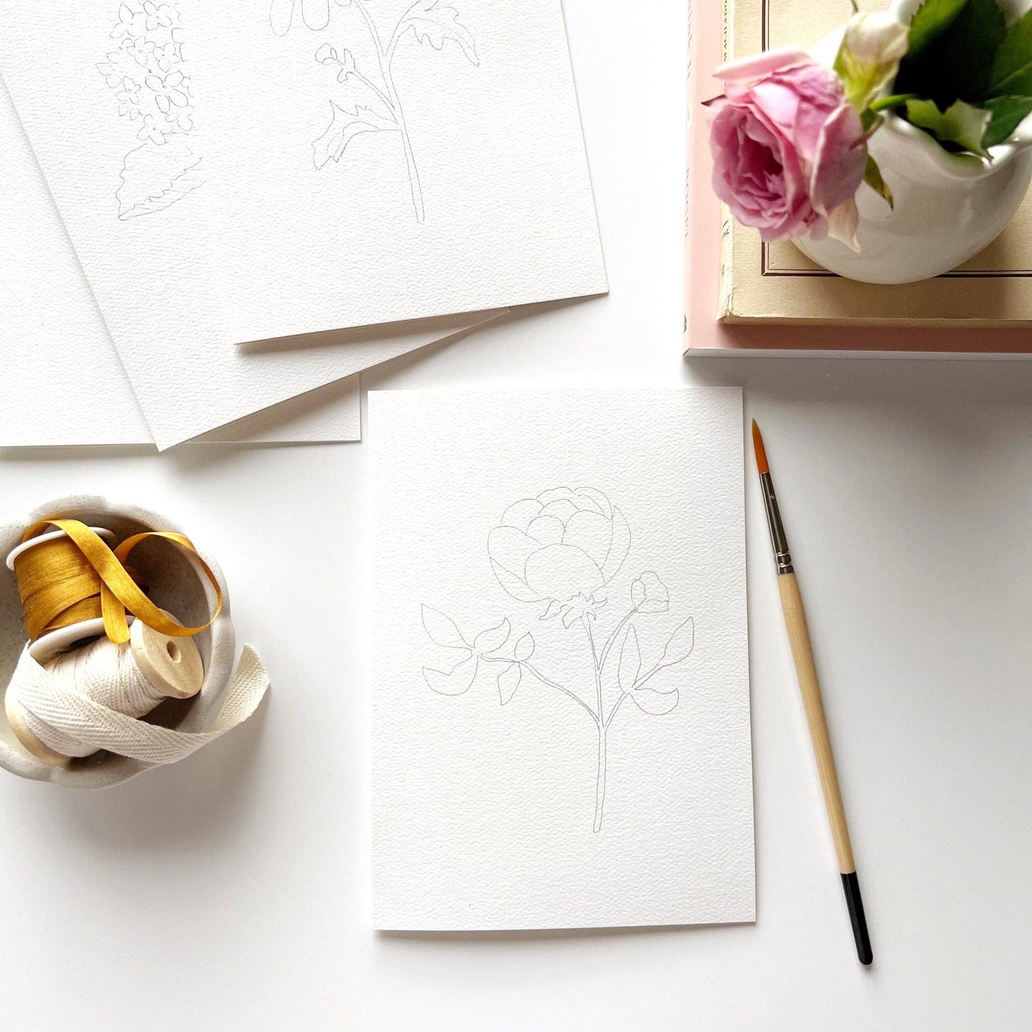 Garden Flowers Notecards