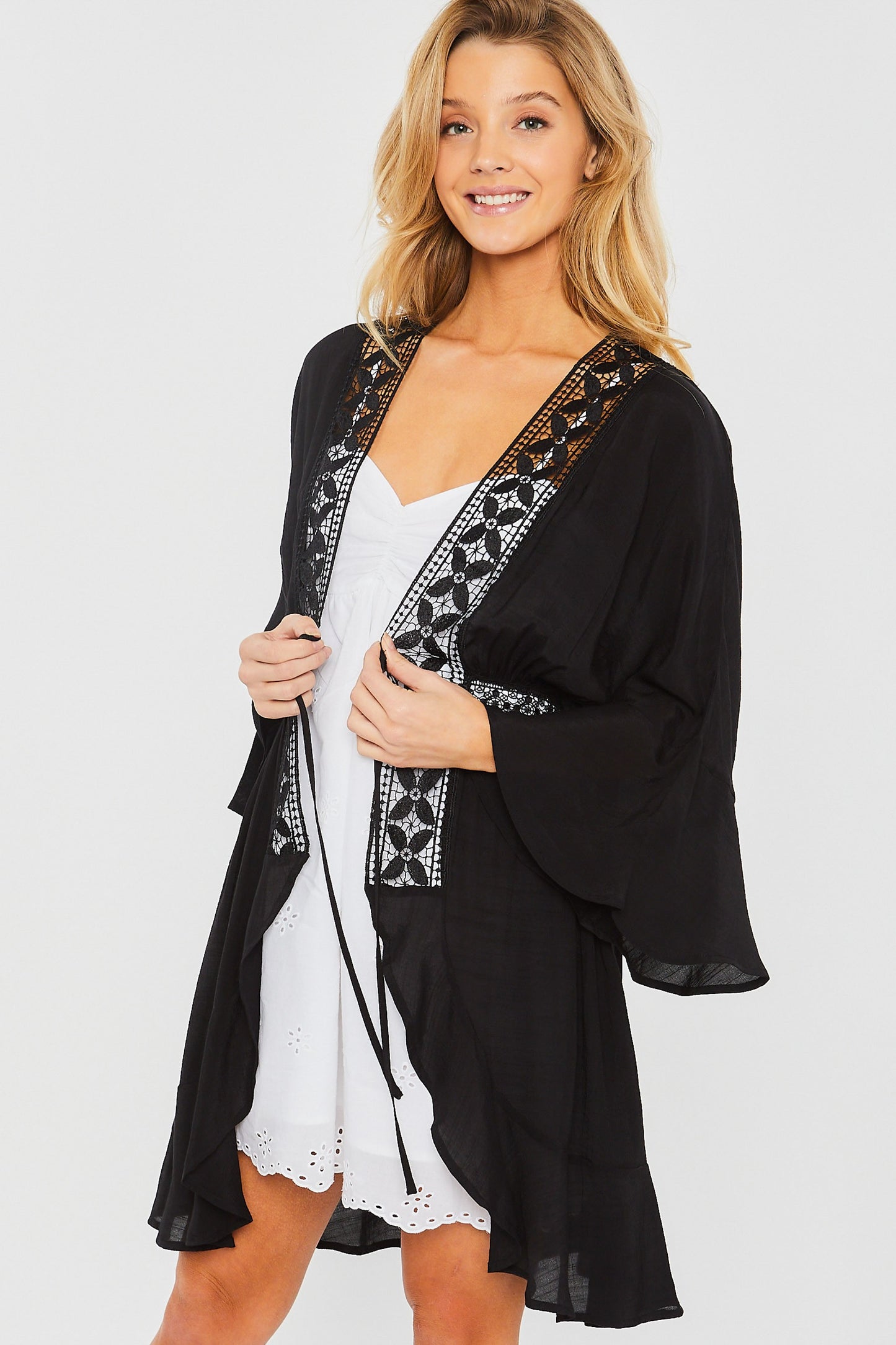 Crochet Lace Kimono