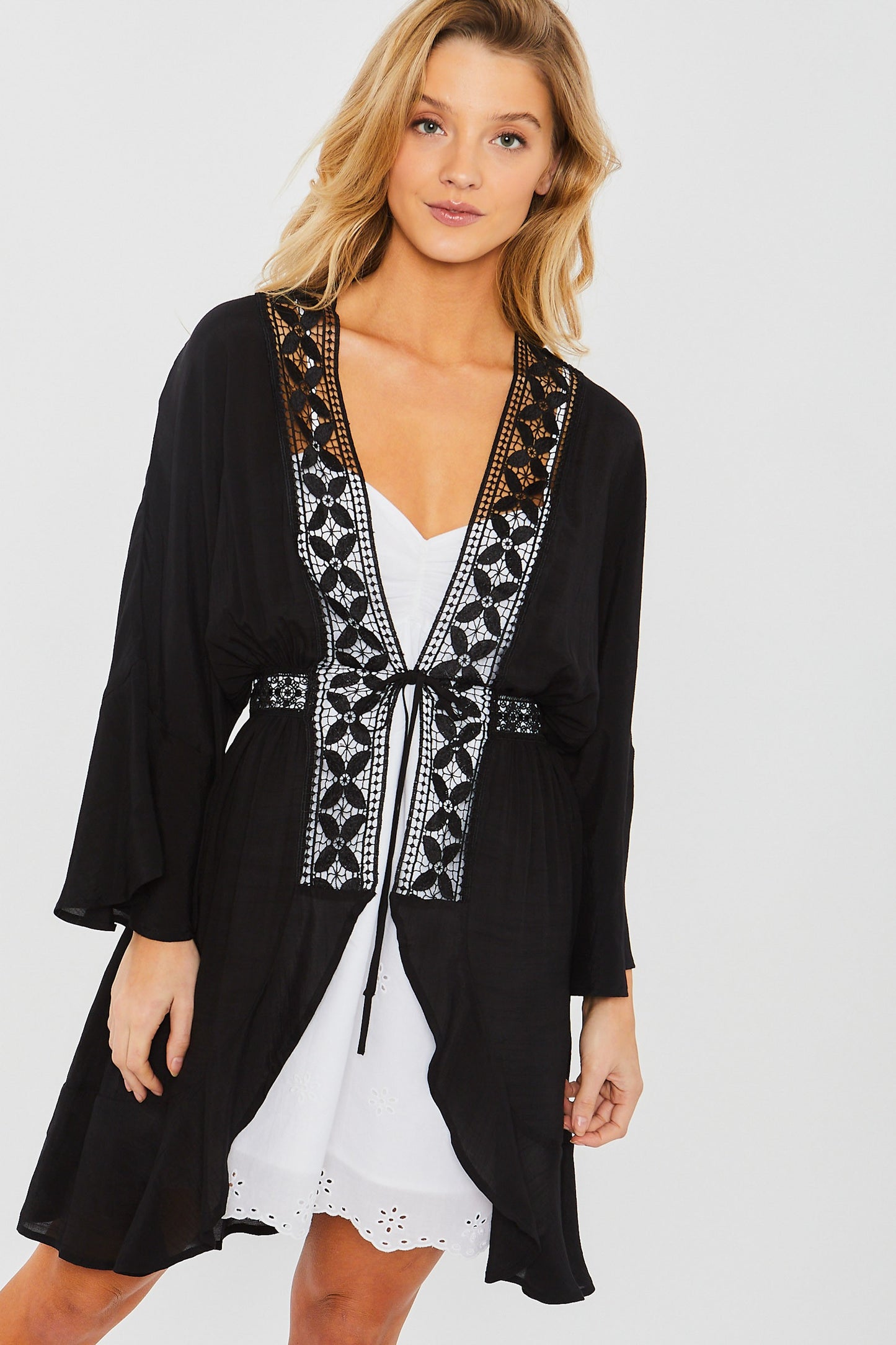 Crochet Lace Kimono