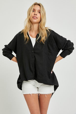 Linen Pomplin Shirt