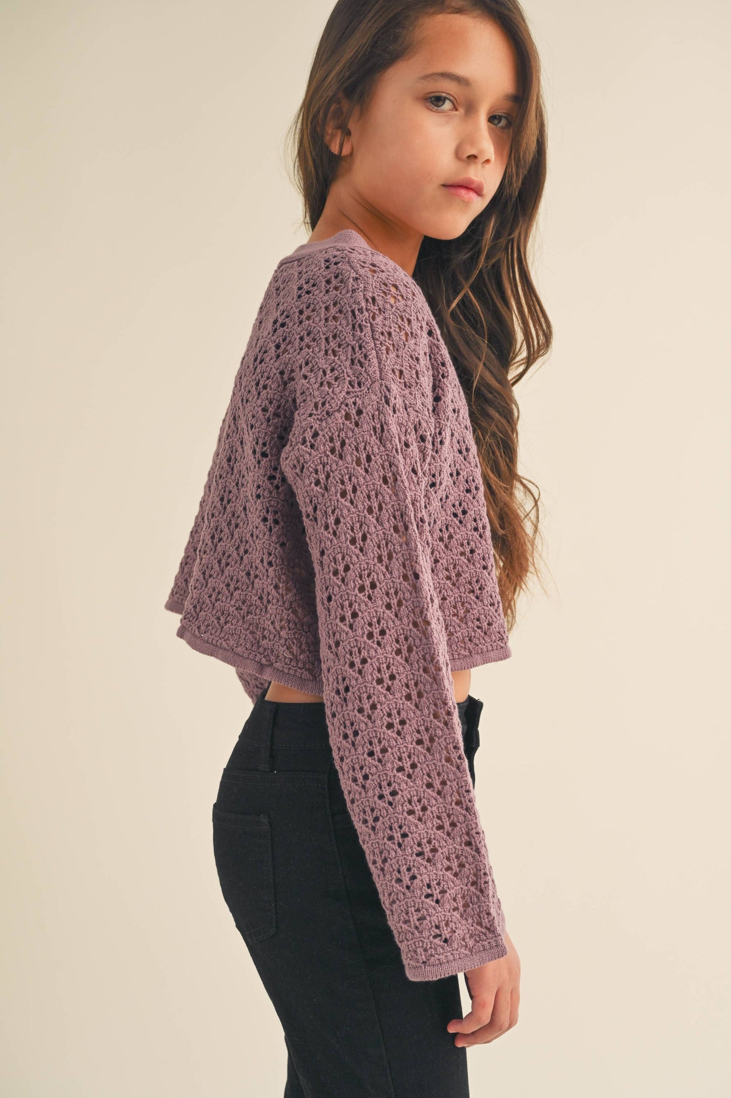 Crochet Cropped Cardigan