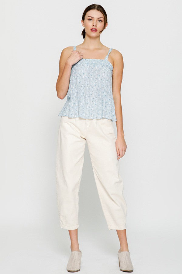 Washed Flowy Cami Top