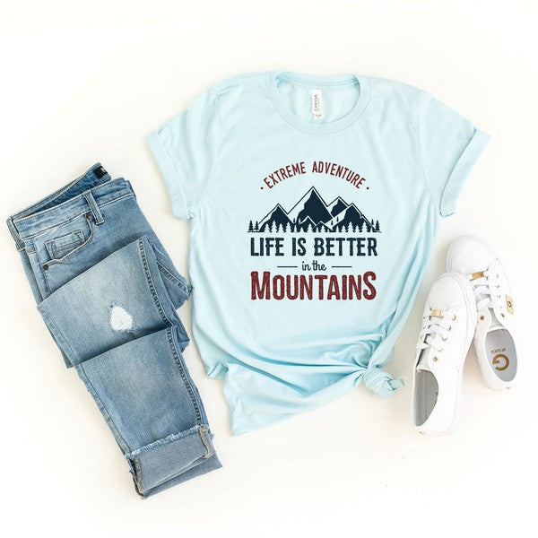 Life Is Better In The Mountains Colorful Tee