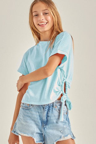 Drawstring Ruching Top