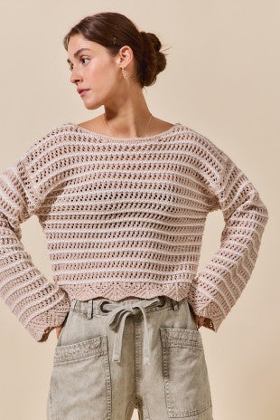 Textured Stripe Top