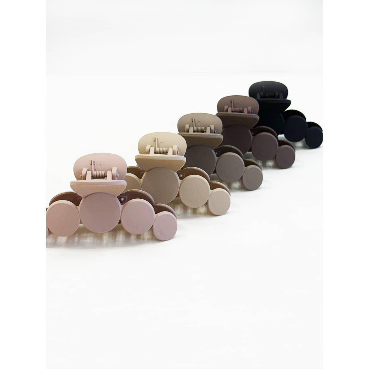 Matte Curvy Hair Clips