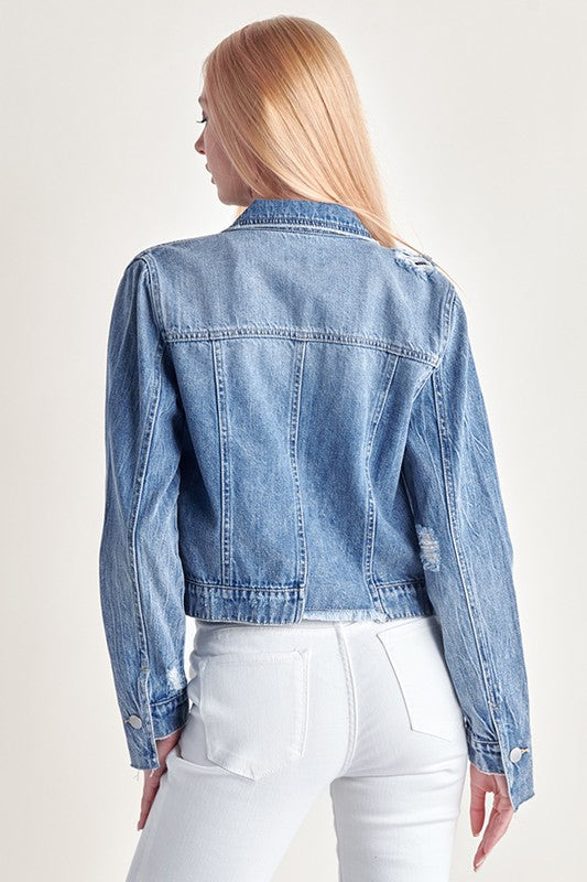 Uneven Hem Jacket