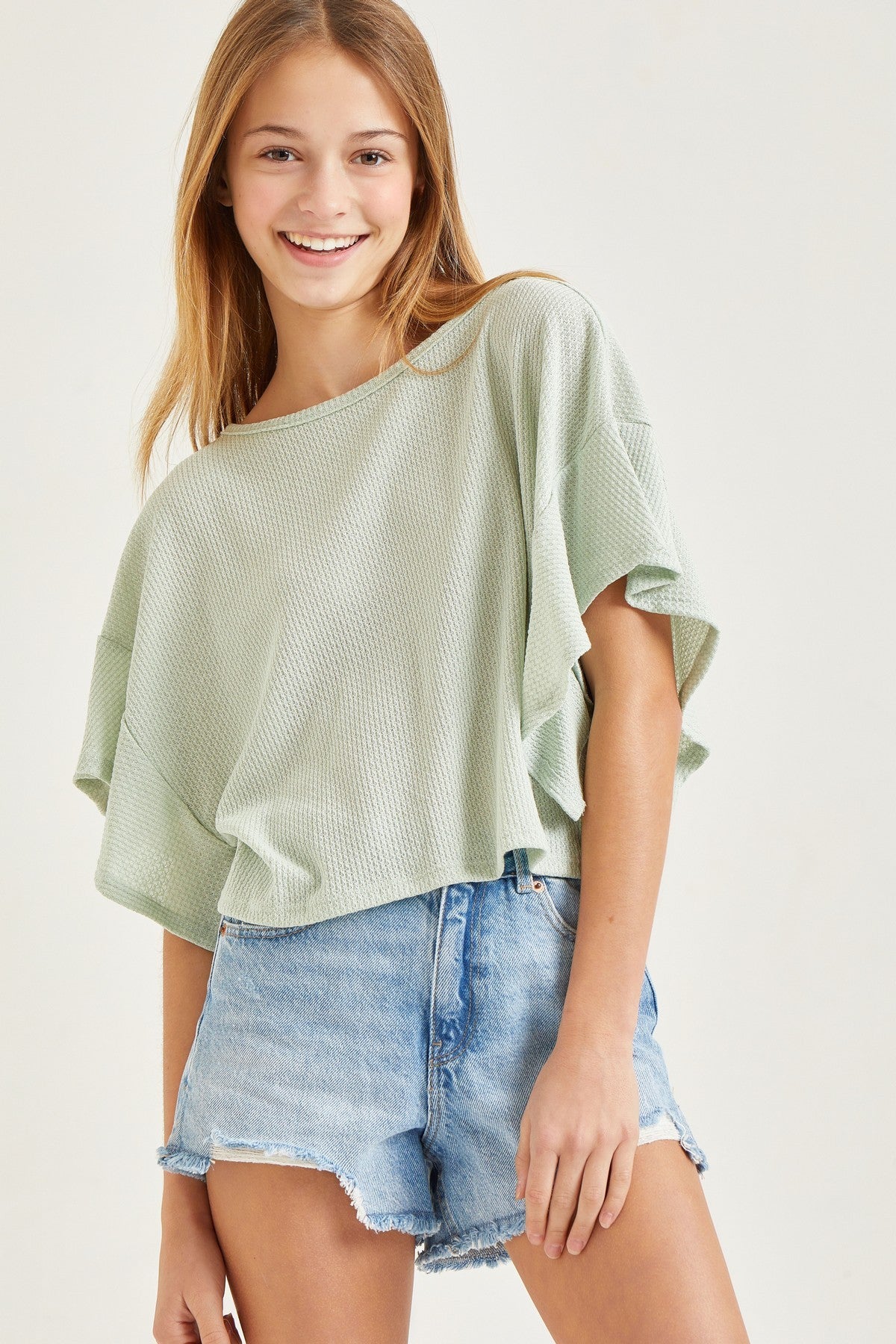 Ruffled Crop Top