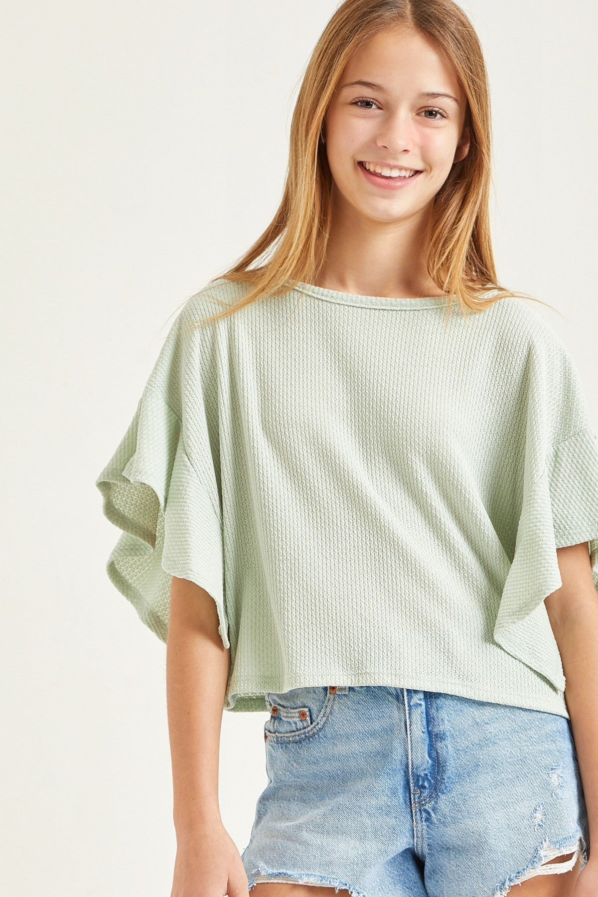 Ruffled Crop Top