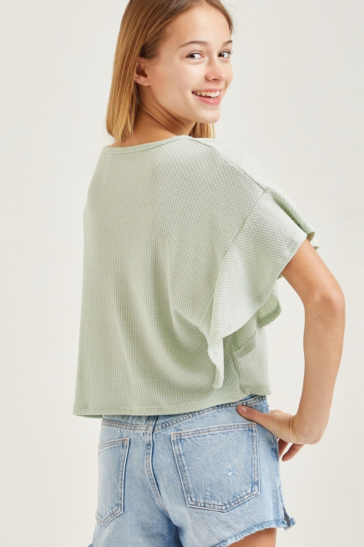 Ruffled Crop Top