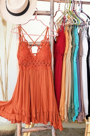 Lace Detailed Bralette Dress