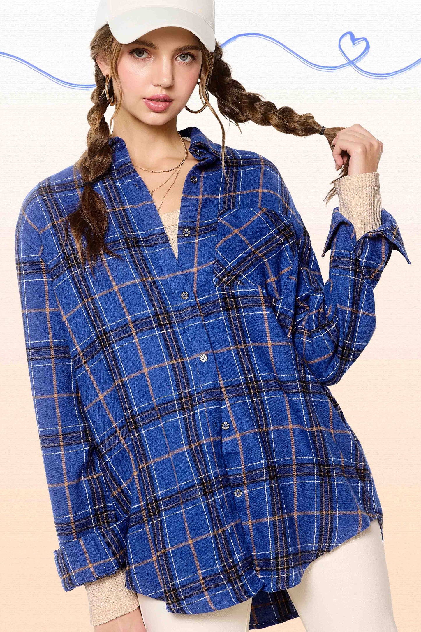 Button-Down Plaid Shirt