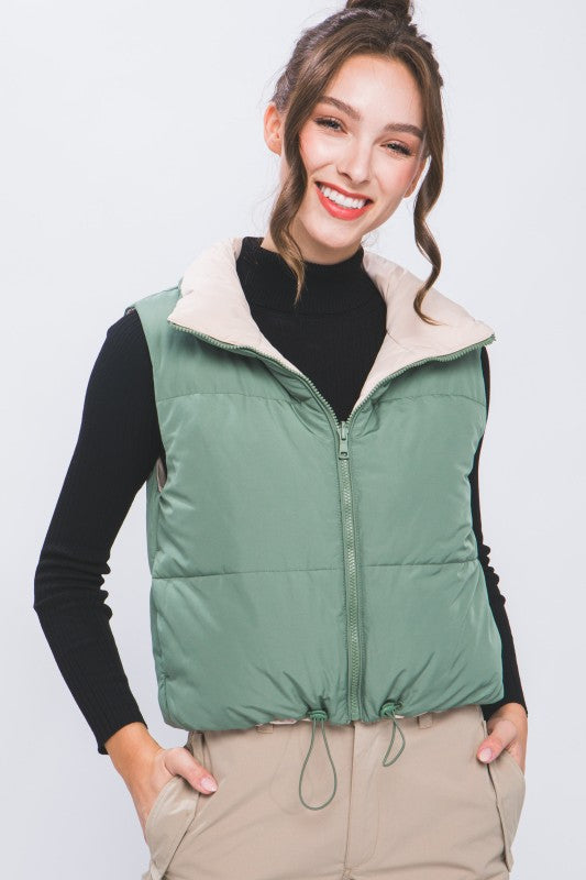 Woven Reversible Vest