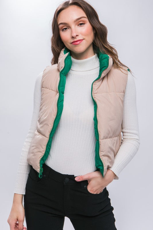 Woven Reversible Vest