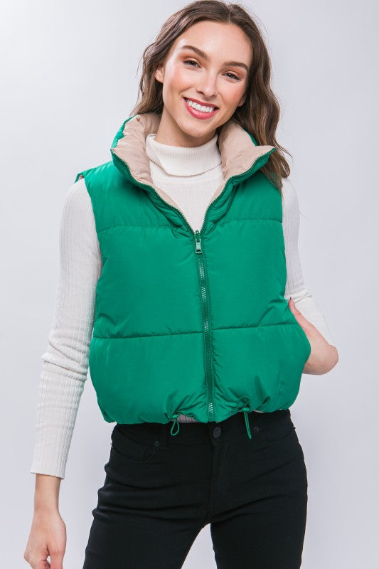 Woven Reversible Vest