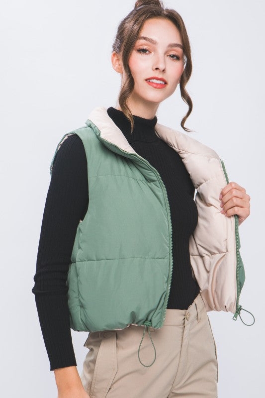 Woven Reversible Vest