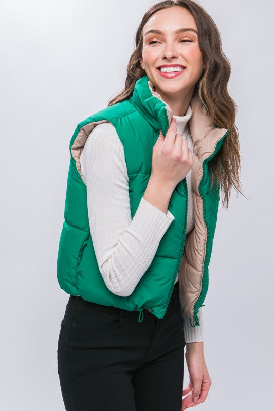 Woven Reversible Vest