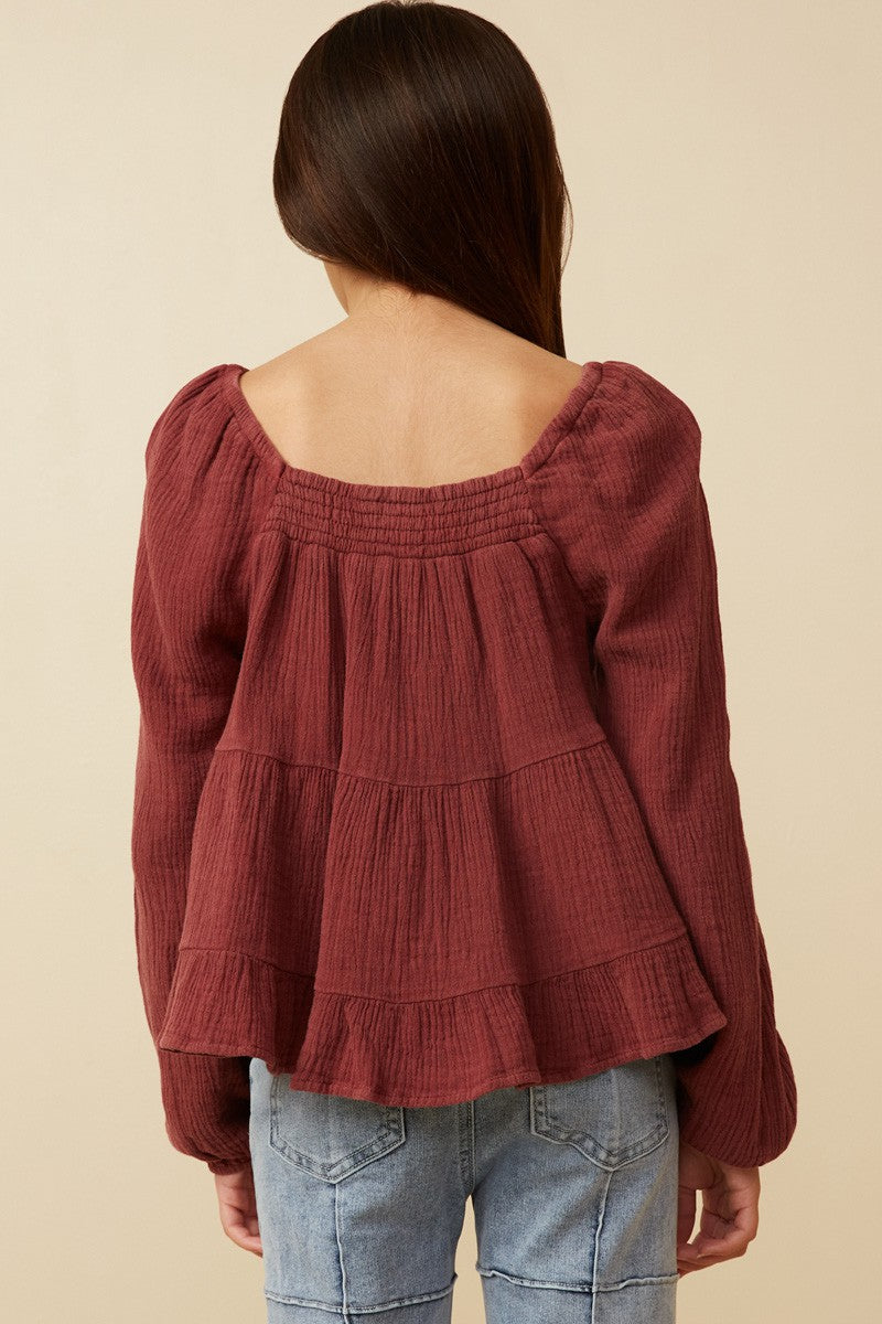 Smock Textured Top