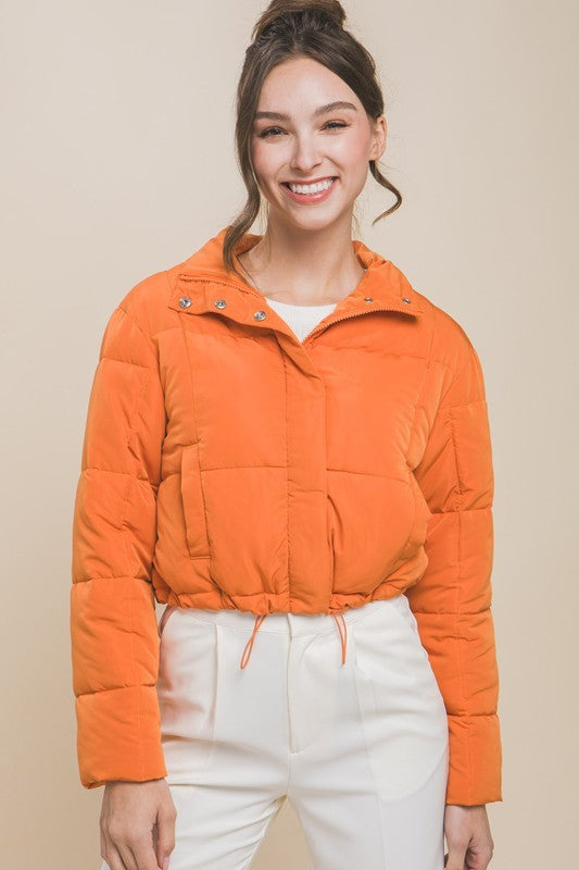 Zipper Puffer Jacket