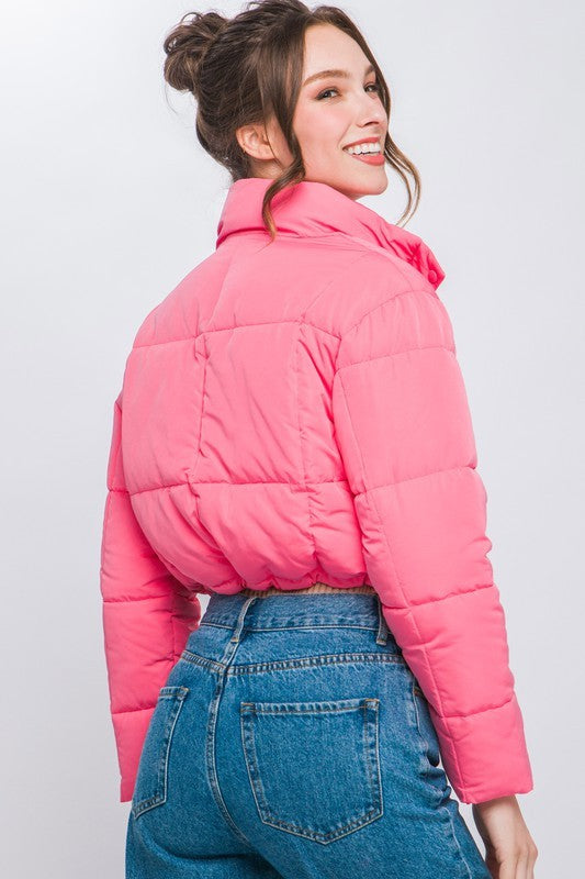 Zipper Puffer Jacket