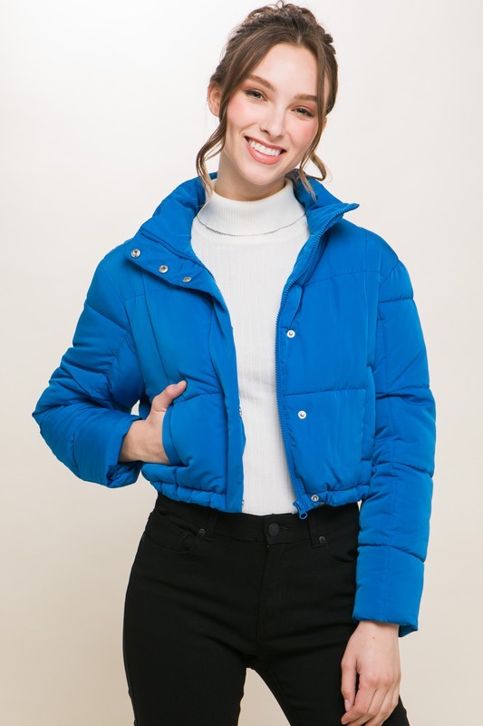 Zipper Puffer Jacket